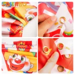 Carnival Toss Game Banner with 4 Bean Bags for Family Indoor Outdoor Activities Circus Theme Birthday Party Decoration Supply - Image 6