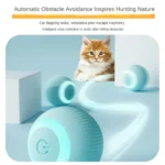 Automatic Moving Cats Toy Interactive Ball Rechargeable Rolling Electric Ball Home Pet Accessories Things for Supplies - Image 2