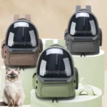 Pet Cat Carrier Bag Outdoor Travel Backpack for Cats Small Dogs Breathable Cat Carrying Bag Pet Supplies Transparent - Image 2