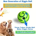 Wobble Wag Giggle Glow Ball Interactive Dog Toy Fun Giggle Sounds When Rolled or Shaken Pets Know Best As Seen On TV - Image 5