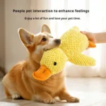Dog toy plush companion sleeping duck bite resistant teeth grinding sound relief duck sound toy - Image 5