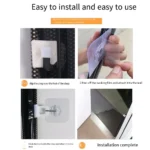 Pet Accessories Guard Retractable Fence Gate Barrier Universal Pet Network Fence Folding Black Child Barrier Fences Stairs - Image 6