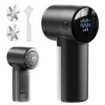 Fabric Shaver Rechargeable Lint Shaver with Digital Display 3-Speeds Sweater Shaver Electric Portable Lint Remover for Clothes
