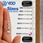 VDD SS6-SS30 Hotfix New Neon Color Glass Rhinestones Crystal Flatback Strass Stones For Clothes Wedding Dress Crafts Decoration - Image 4