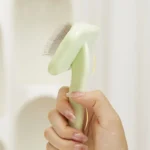 Dog Cat Pet Slicker Brush Non-Slip Grip Pet Hair Remover Easy To Clean Bath - Image 6