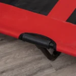 Pawhut Raised Dog Bed Breathable Indoor Outdoor 122X92X23 cm Red - Image 6