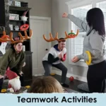 2 Pack Inflatable Reindeer Ring Toss Game With Antlers and 8 Rings, Family Christmas Party Games classroom indoor outdoor fun - Image 6
