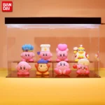 8Pcs/Set Games Star Kirby Anime Figure Cute Cartoon Pink Kirby Mini Figure Decorative Collection Toy For Children's Gifts - Image 2