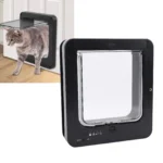 Smart Cat Door Smart Automatic Sensor Cat Flap Pet Gate Collar Activated Dog Cat Entry with Remote Control Automatic Pet Door