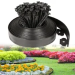 5/10M Fixed Lawn Landscaping Edging with Anchoring Spikes for Outdoor Home Courtyard Buildings Fence Garden Border Easy-Install