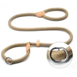 1.5M/1.8M Dog Leash Slip Rope Lead Leash Heavy Duty Braided Rope Adjustable Loop Collar Training Leashes for Medium Large Dogs - Image 5