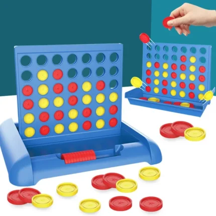 Connect 4 In A Line Board Game Children's Educational Toys Classic Party Chess Family Toy Early Educational Puzzle Thinking Gift