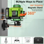 LFINE 4D Professional Laser Level 16 Lines Horizontal And Vertical With Remote Control 360°Self-leveling Laser Levels - Image 4