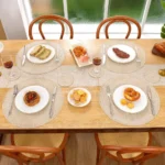 Set of 6 Round Placemats and Coasters Braided Woven Place Mats Washable Heat Resistant Table Mats and Coasters for Dining Table - Image 5