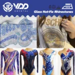 VDD SS6-SS30 Hotfix New Neon Color Glass Rhinestones Crystal Flatback Strass Stones For Clothes Wedding Dress Crafts Decoration - Image 6