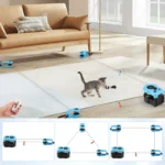 Cat Toys Cat Wheel Exerciser New Cat Treadmill for Indoor Adjustable Speed Simulated Interactive Hunting Cat Toy with Remote Con - Image 2