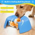 Anti-Choking Slow Feeder Dog Bowl Non-Slip 3/4 Cup - Lick Toy for Liquid Treats Bone Broth Yogurt - Image 3