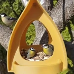 Bird Feeders for Outdoors Open Design Hanger with Top Hook Hut Shape Hangable Mounted Small Hummingbird Feeder for Outside - Image 5