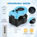 Cat Toys Cat Wheel Exerciser New Cat Treadmill for Indoor Adjustable Speed Simulated Interactive Hunting Cat Toy with Remote Con - Image 4