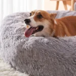40-110cm Round Pet Bed for Large Dog Bed Super Soft Cat Bed Long Plush Dog House for Medium Dog House Winter Warm Sleeping - Image 2