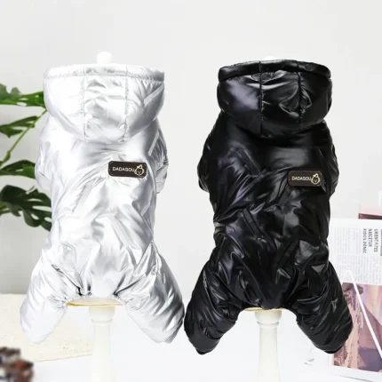 Windproof Winter Dog Jacket - Warm Thermal Coat for Small Medium Large Dogs Cold Weather Pet Reflective Safety Design Apparel