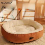 Cozy Oval Snuggle Pet Bed, Plush & Thickened Cat Bed Warm and Secure Bed for Cats and Small Medium Dogs, All Seasons - Image 2