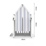 Pet Playpen with House Foldable Dogs Cats Fence Cage Indoor Puppy Safety Barrier Small Medium Dogs Anti-Escape Pets Enclosure - Image 5