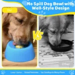 Anti-Choking Slow Feeder Dog Bowl Non-Slip 3/4 Cup - Lick Toy for Liquid Treats Bone Broth Yogurt - Image 2