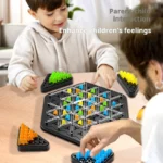 Chain Triangle Chess Game Triggle Rubber Band Game Educational Interactive Game Battle Set For Family Party Gift - Image 4