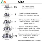 ATUBAN Stainless Steel Dog Bowl,Metal Cat Bowls for Food & Water, Non-Slip Pet Feeding Dish Bowl Rubber Base for Cats Puppy Dogs - Image 3