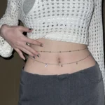 Sexy Glitter Waist Chain For Women Y2K Style Metal Belt Summer Beach Waist Decoration Chain Trendy Exquisite Jewelry Body Chain - Image 6