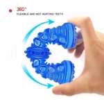 TPR Squeaky Dog Toy Plastic Bone Shape Chew Toy for Dogs with Sound Teeth Cleaning Anti - Bite Molar Stick Pet Supplies - Image 2