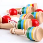 Montessori Toy Wooden Skill Sword Cup Develop Intelligence Smooth Toys Educational Traditional Games Toys Throw and Catch Ball - Image 3