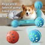 Smart Dog Toys Ball Electronic Interactive Cat Toy Pet Jump and Rolling Ball USB Automatic Moving Bouncing for Large Medium Dogs - Image 2