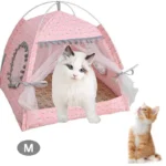 Pet Cat Tent Summer Cave Hut Cat Sleep House For Kitten Puppy Playpen Cage Basket Cat Nesk Kennel Small Dog House Bed - Image 5
