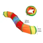 Cat Tunnel Tube Foldable Cat Toys Kitty Training Interactive Fun Toy Tunnel Bored for Puppy Kitten Pet Supplies Cat Accessories - Image 2