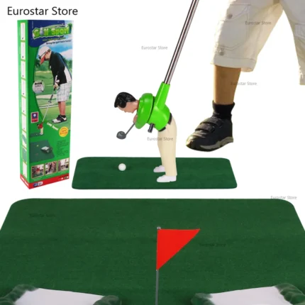 Children's Golf Club Mini Doll Set Toy Indoor And Outdoor Portable Parent-child Interactive Party Game Birthday Gift