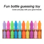 Children's Fun Beverages Color Match Toys 20bottles + base,Early Childhood Guessing Memory Training Interactive Puzzle Christmas - Image 4