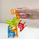 24-42pc children's puzzle folding chair toy parent-child interactive game for kids chair stack party game juego social games - Image 5