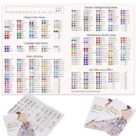 2025 New 260Pcs Color Card QIAO Brand Rhinestone For Compare Colors Various Colors For Hot fix /Non Hotfix Rhinestones
