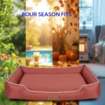 Waterproof Dog Bed Oxford Fabric Square Pet Cat Bed Mat Breathable Crate Pad for All Seasons Wholesale Scratch Resistance Supply - Image 5