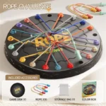 Chain Triangle Chess Game Triggle Rubber Band Game Educational Interactive Game Battle Set For Family Party Gift - Image 5
