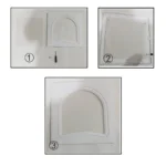 Christmas DIY Dog Cage for Small Dogs with Separate Toilet and Pulleys, Indoor Dog House for Bichon Frise and Teddy Dogs, Dog Cabinet - Image 6