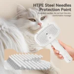 ROJECO Pet Steam Comb Electric Spray Brushes For Dog Cat Hair Removal Combs Pet Hair Grooming Tool Hair Remover Water Mist Brush - Image 5
