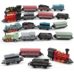Mini Alloy Retro Steam Train Toy Kit Die-Cast Pull Back Simulation Steam Train Model Toys for 3-6 Years Old Kids Boys and Girls - Image 3