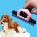 Undercoat Hair Removal Slicker Comb: Pet Grooming Tool for Dogs & Cats - Slicker Rake Brush - Image 3