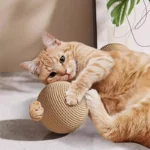 1pc Cat Toy Sisal Ball Extra Large Self-Entertainment Boredom Relief Chew Toy Cat Teaser Wand Scratching Ball for Cats - Image 2