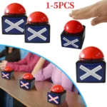 Red Buzzer Alarm Button Box with Sound and Light Trivia Quiz Got Talent Buzzer Answer Button for Contest/Game Show/ Party - Image 2