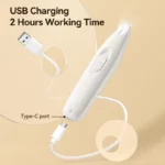 ROJECO Pet Electric Clipper For Cat Claw Foots Hair Trimmer With LED Light Rechargeable Dog Foot Haircut Shaver Grooming Supply - Image 6