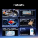 Global Version HONOR Magic 8 Pro 5G Smartphone Snapdragon 8 Elite Gen 5 200MP AIMAGE 6270mAh 100W 6.71''OLED NFC eSIM Honor - Image 2